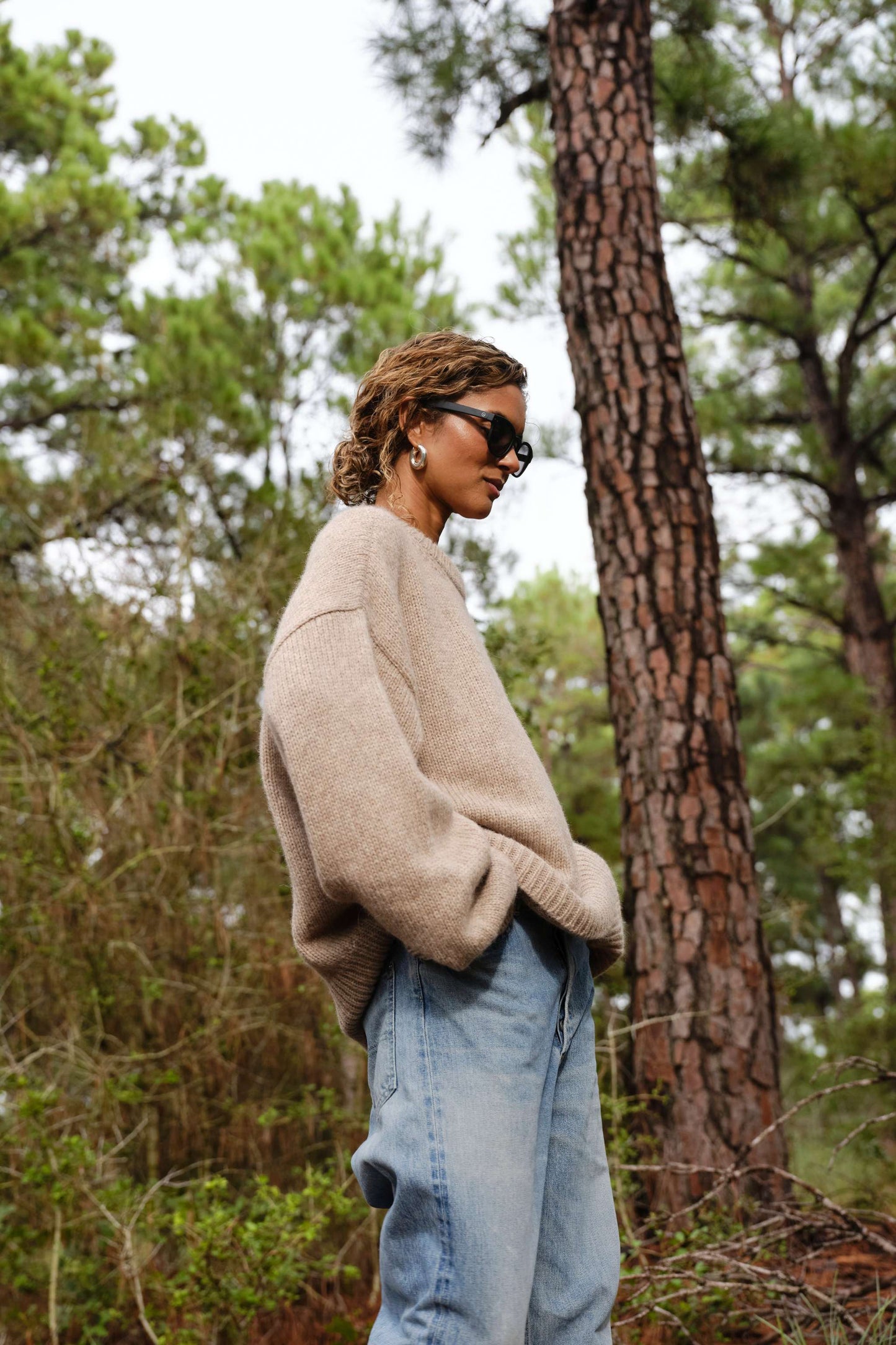 Boyfriend Sweater in Natural