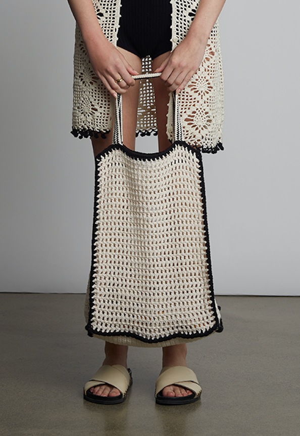 VERA CROCHET TOTE BAG