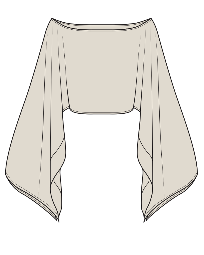 Romance Cape Top