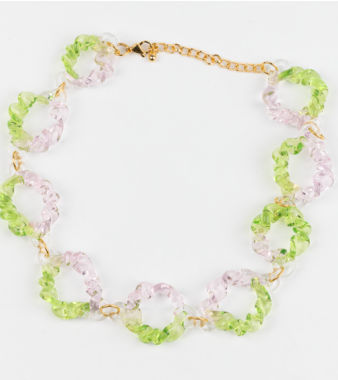 Twist Circle Necklace