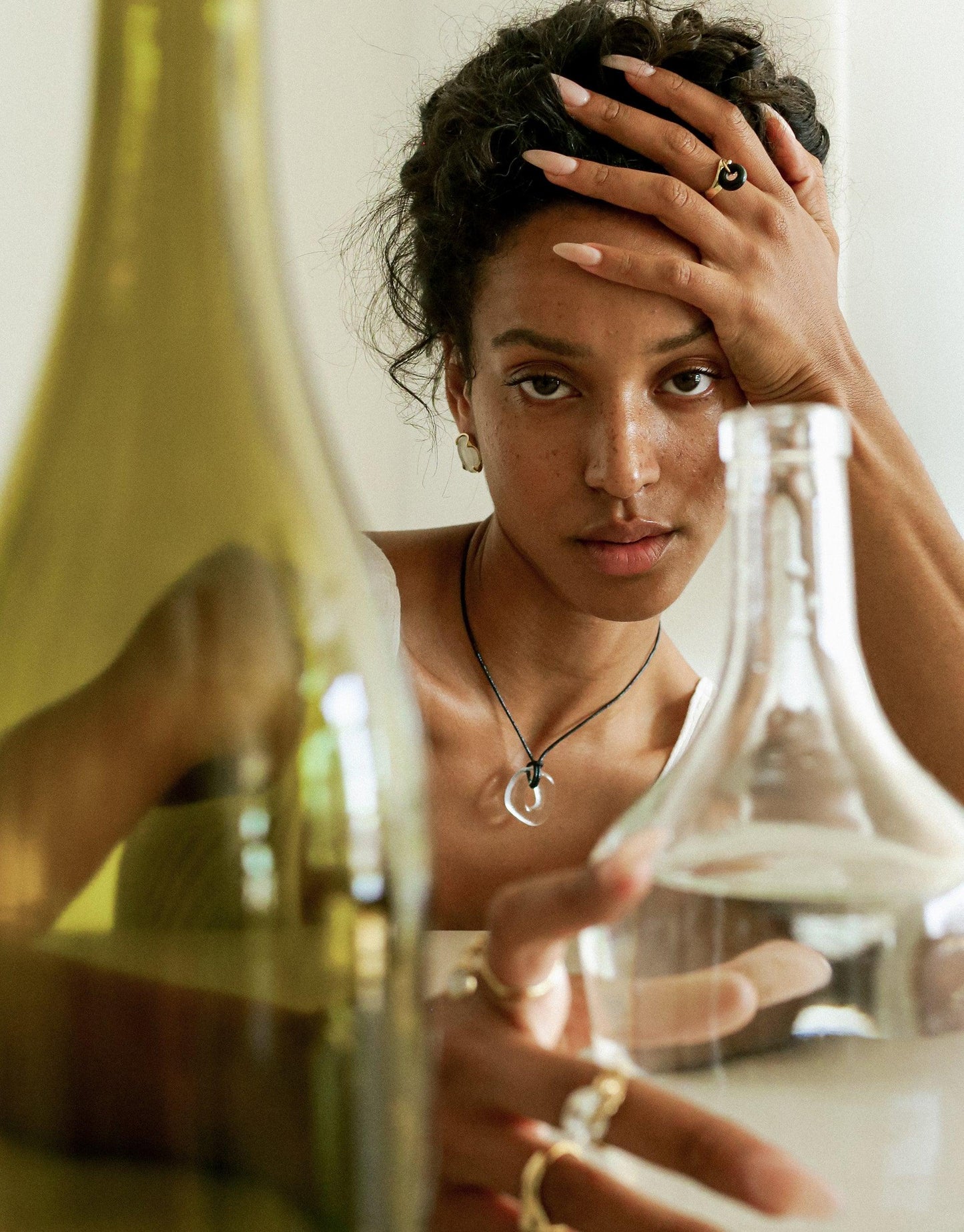 Sculptural Small Charm Necklace | A