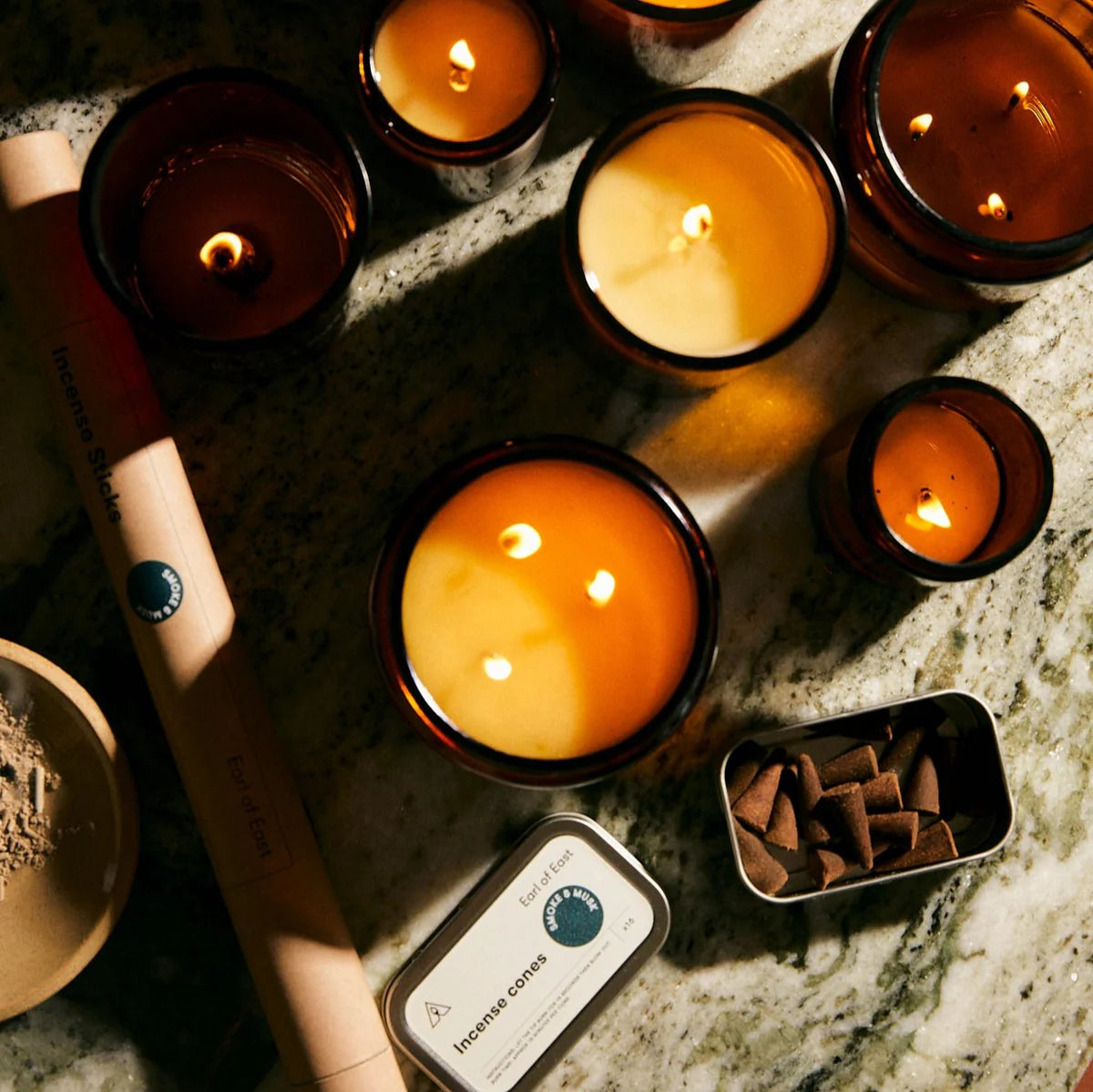 Smoke and Musk Soy Wax Candle 170ML