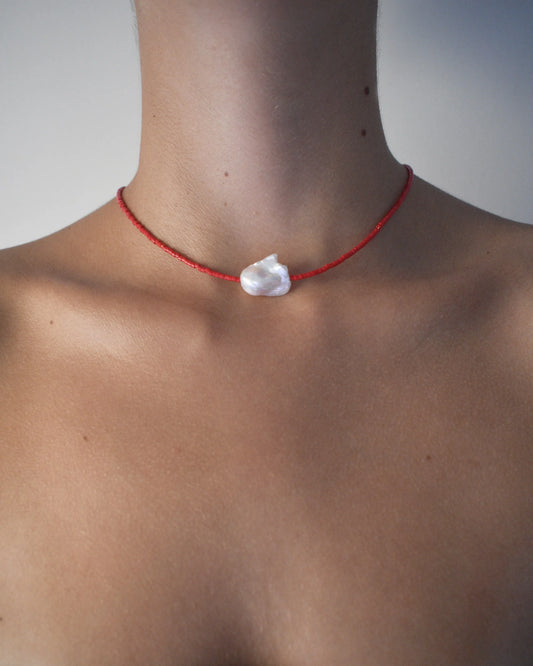 Surigao Pearl and Crystal Beads Necklace