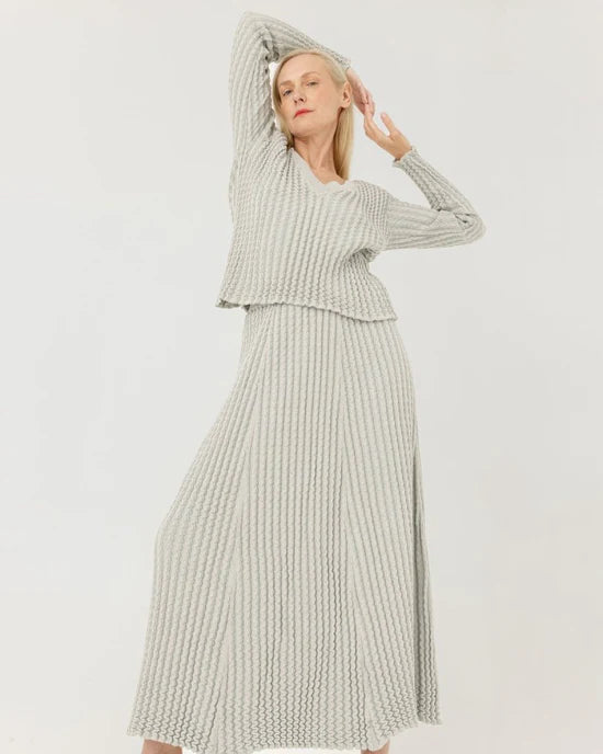 Vagos A-Line Midi Skirt