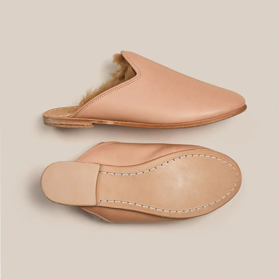 El Paso Shearling Baba - Veg Tan