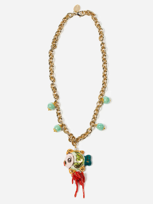 Pesci Corallini Necklace