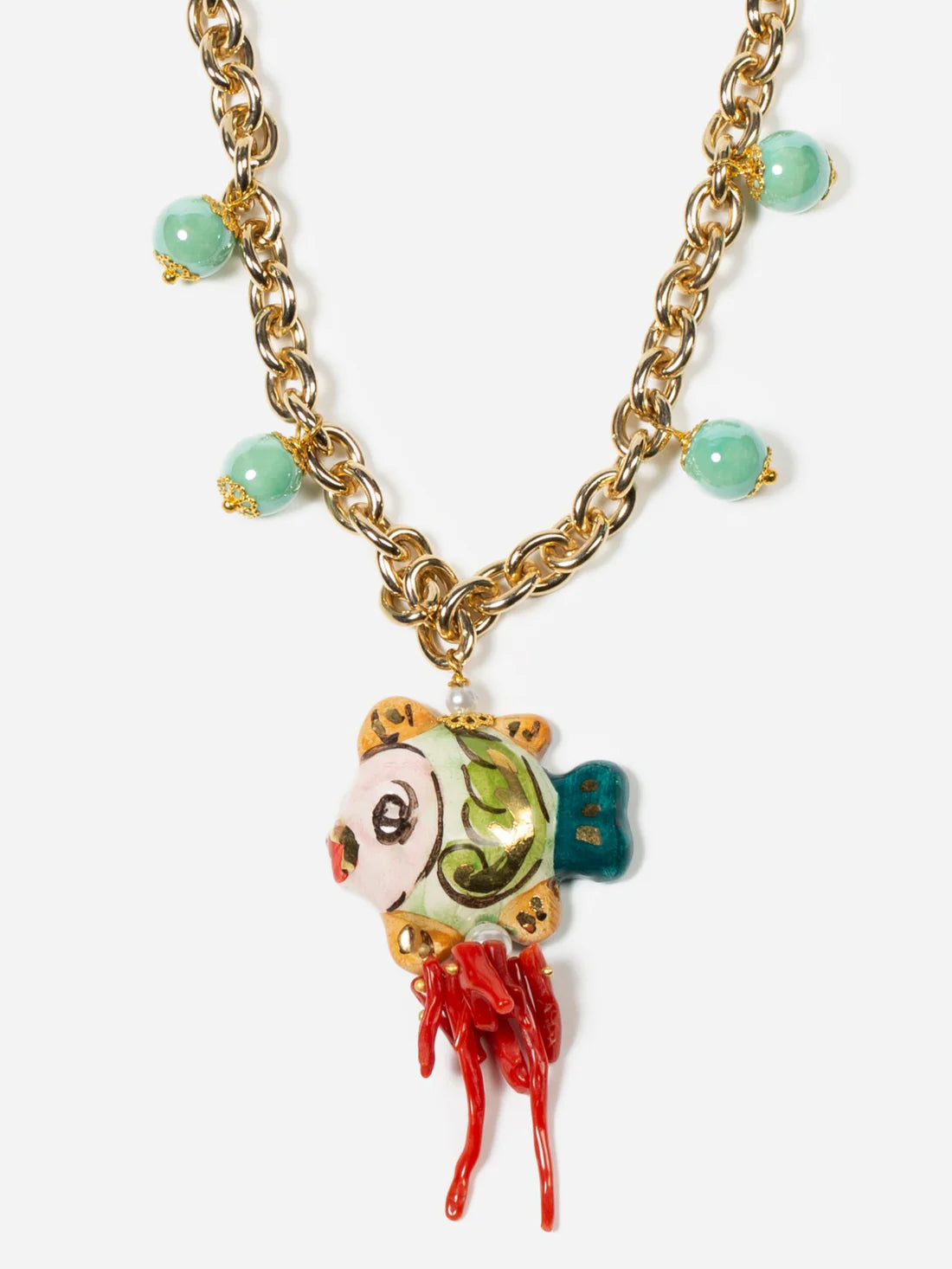 Pesci Corallini Necklace