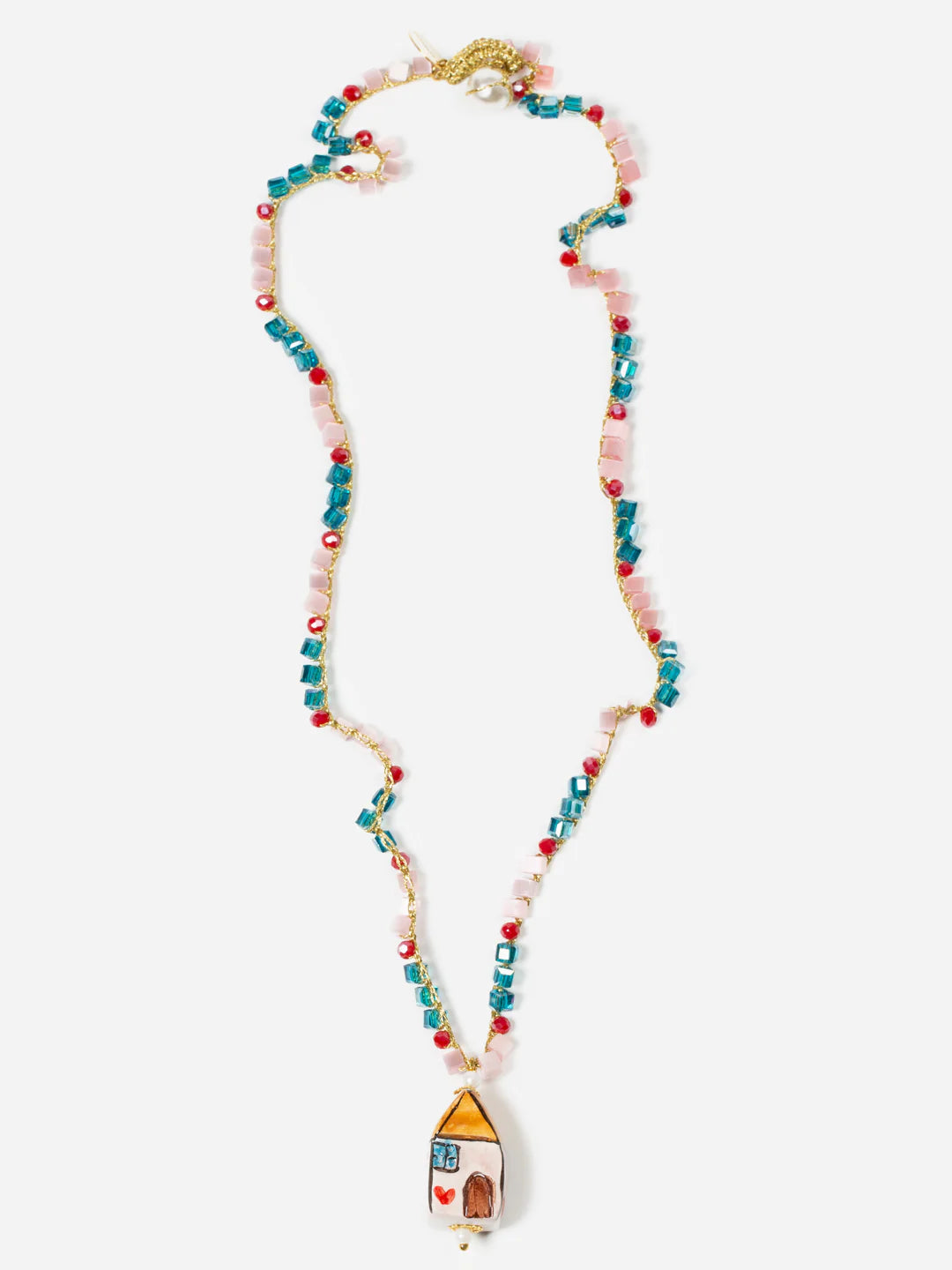 La Casita Rosa Necklace