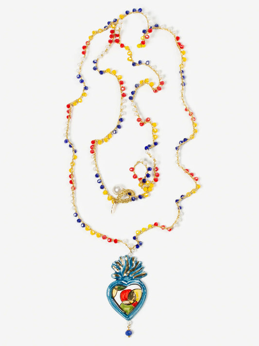 Cuore Azul Necklace