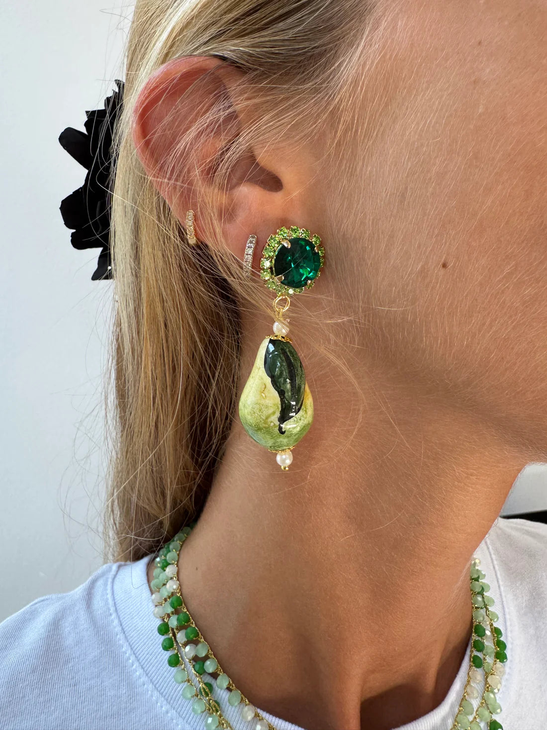 Mini Pera Earrings