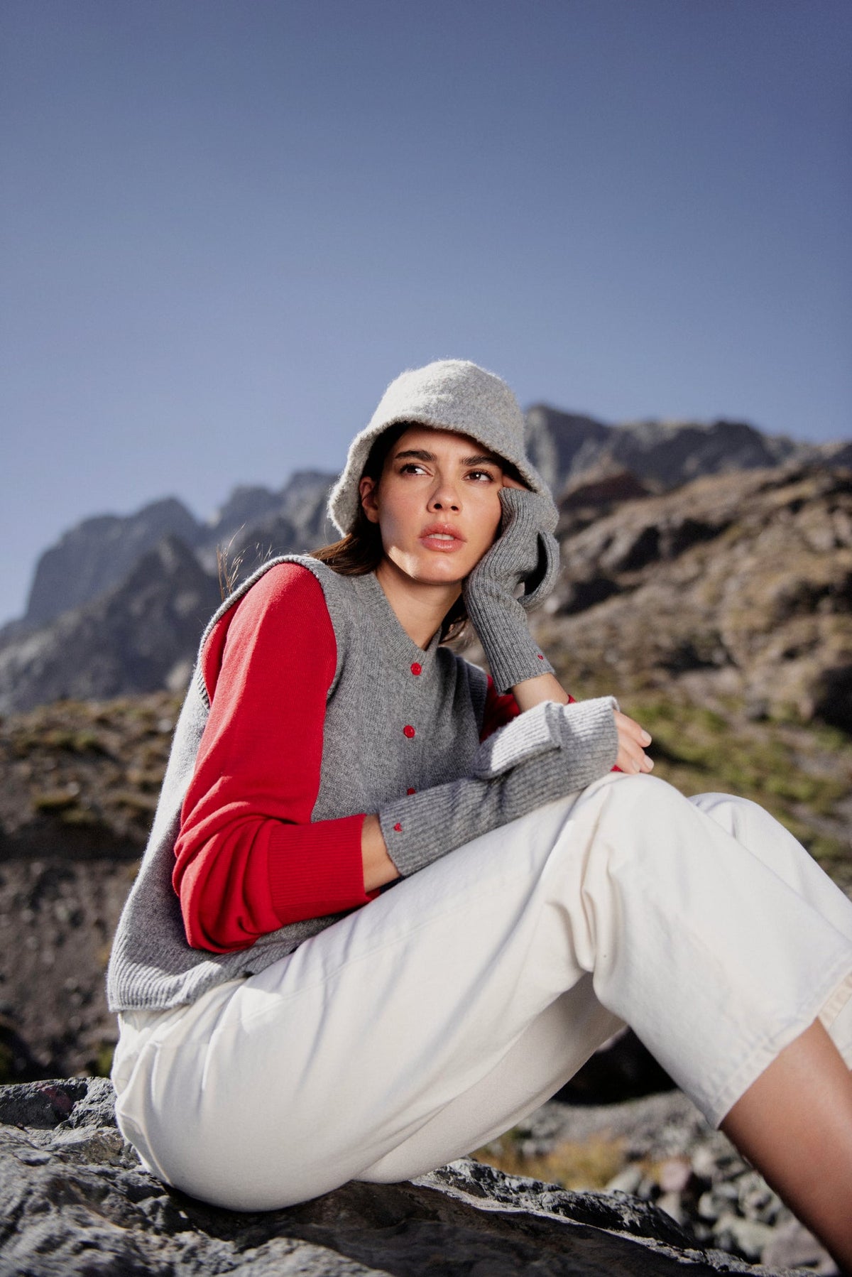 The Bucket Hat - Grey Melange