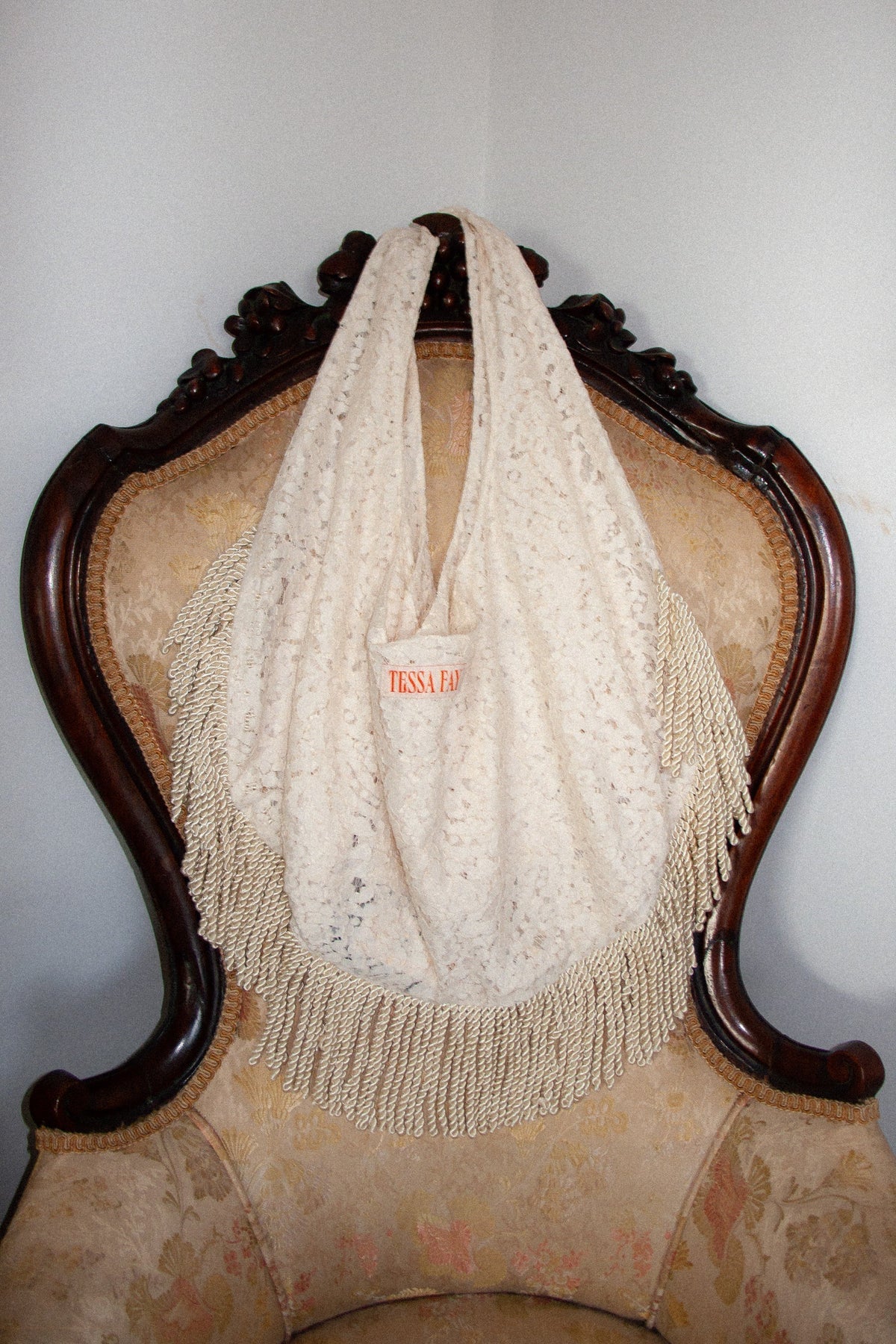 TF Lace Fringe Tote